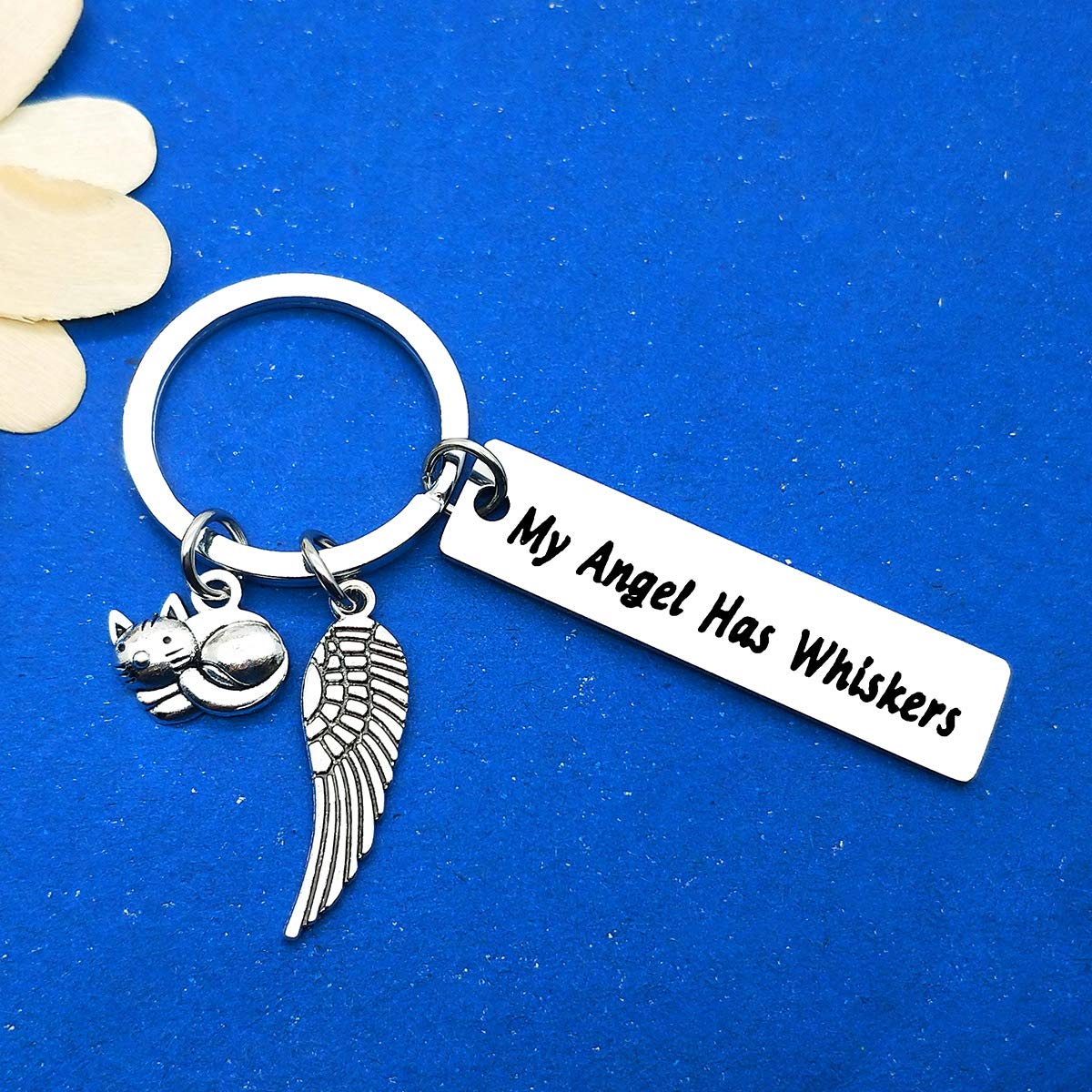 Dabihu stainless-steel keychain – durable, rust-resistant memorial accessory.