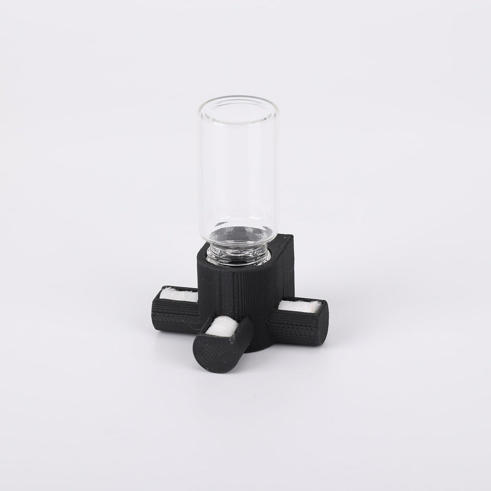 Daerky Jumping Spider Water Dispenser mounted with magnets for easy hanging in enclosures.