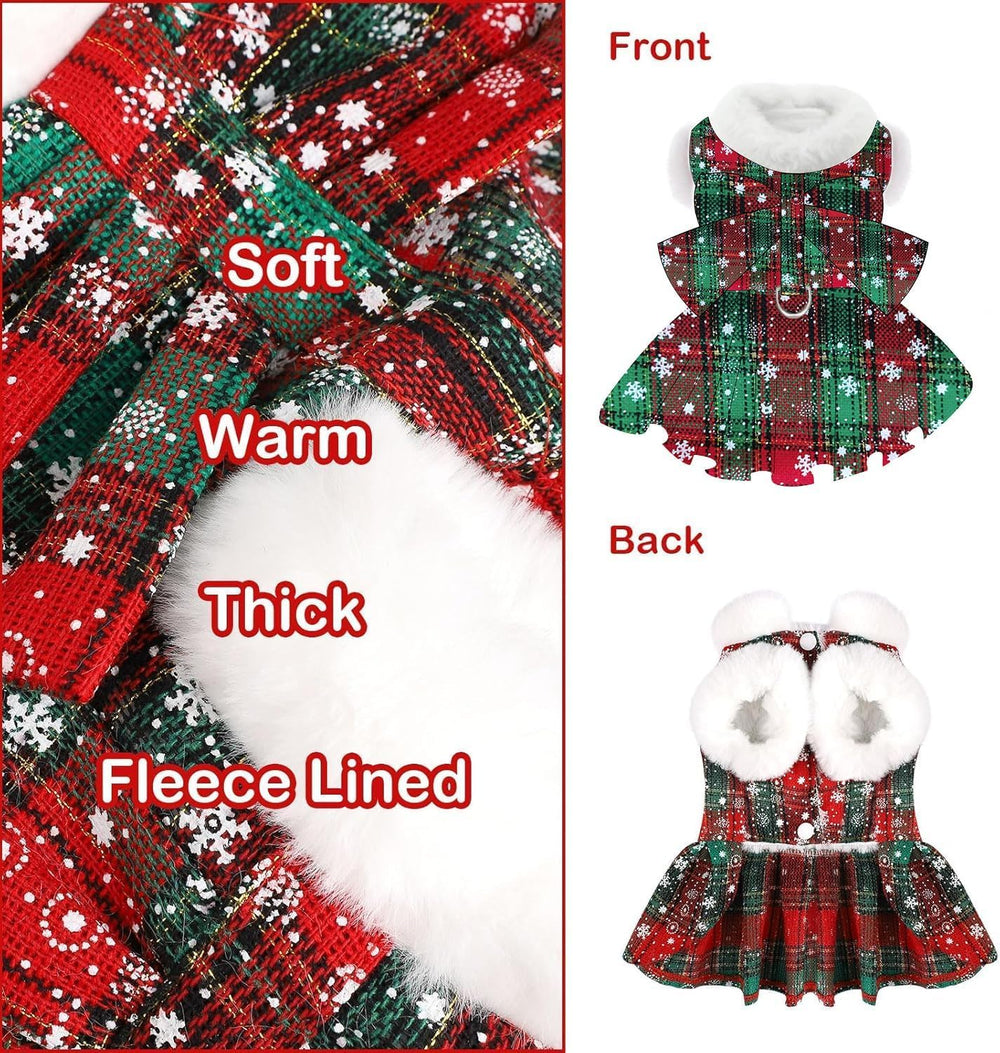 DaFuEn winter dress with snaps offers easy on off.