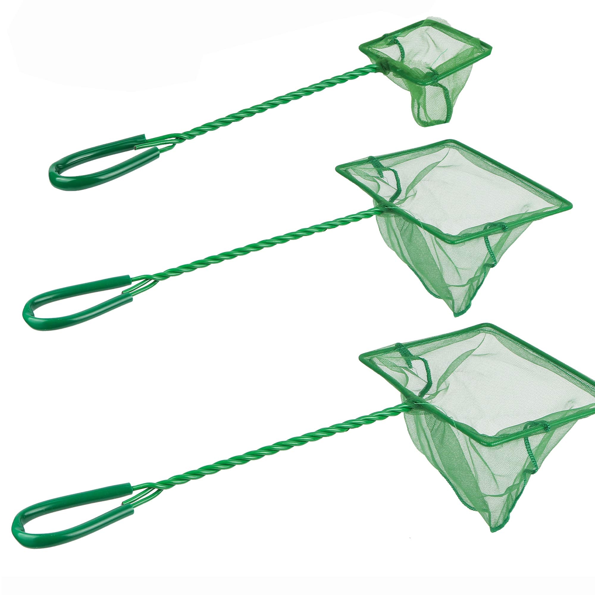 DAGUANZHI 3in net package view shows compact size for small tanks and quick catches.