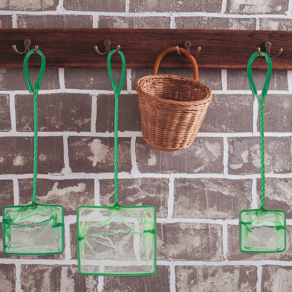 DAGUANZHI aquarium net 6in extra-large green, handles bigger catches with minimal stress.