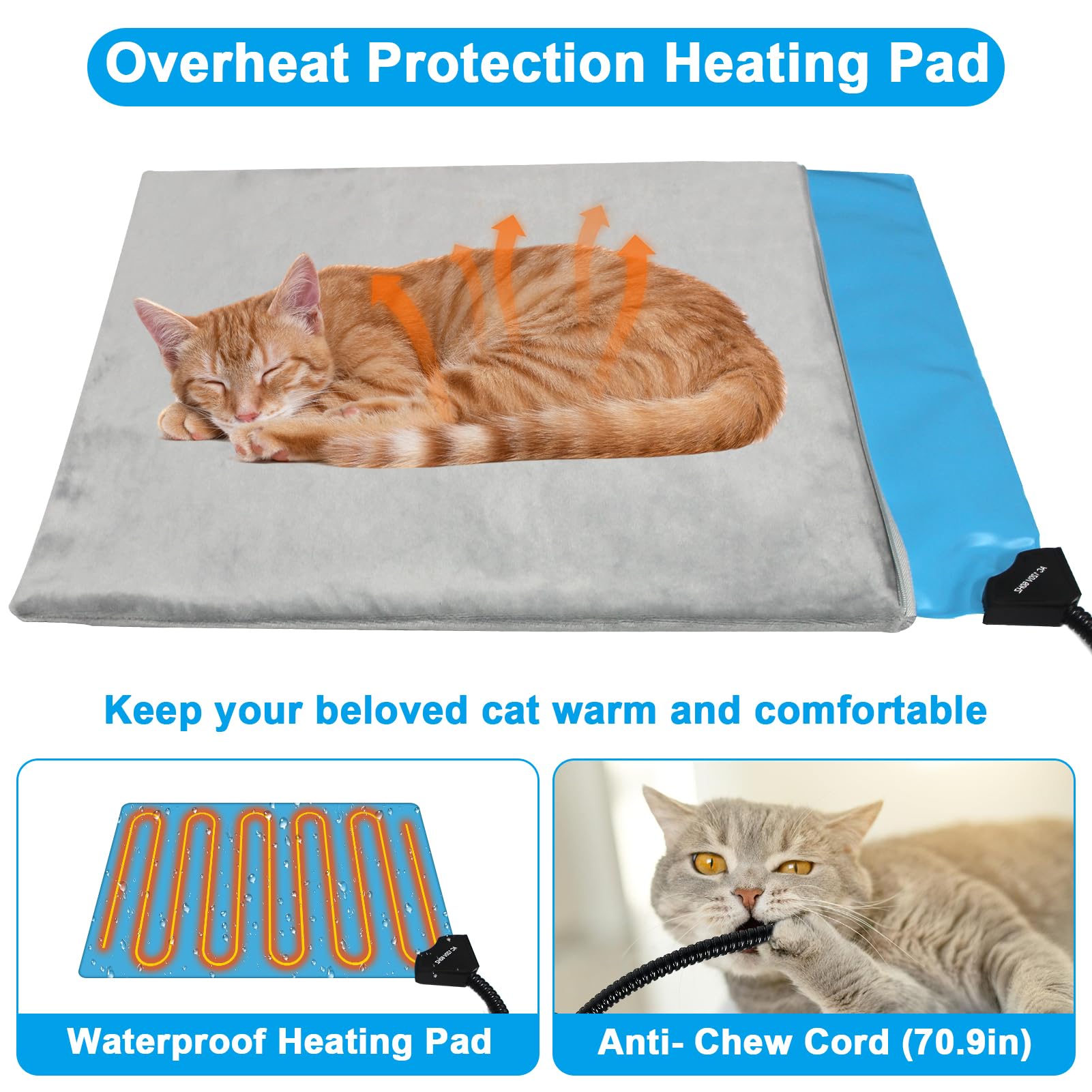 Dahivs Indestructible Heated Cat House escape door offers safe egress during emergencies.
