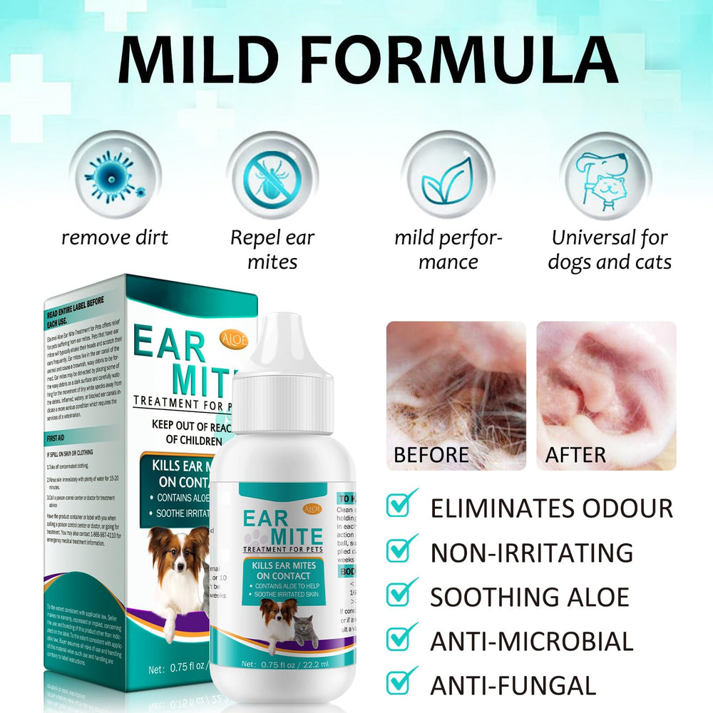 Daiasns veterinarian-approved label signaling trusted ear care.