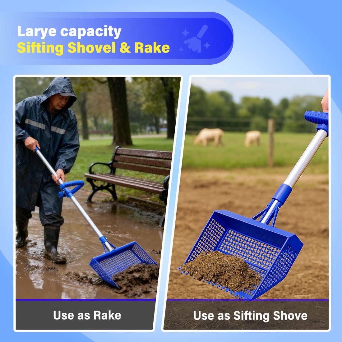 Dakasokaaa back-knee-friendly tool reduces bending strain.
