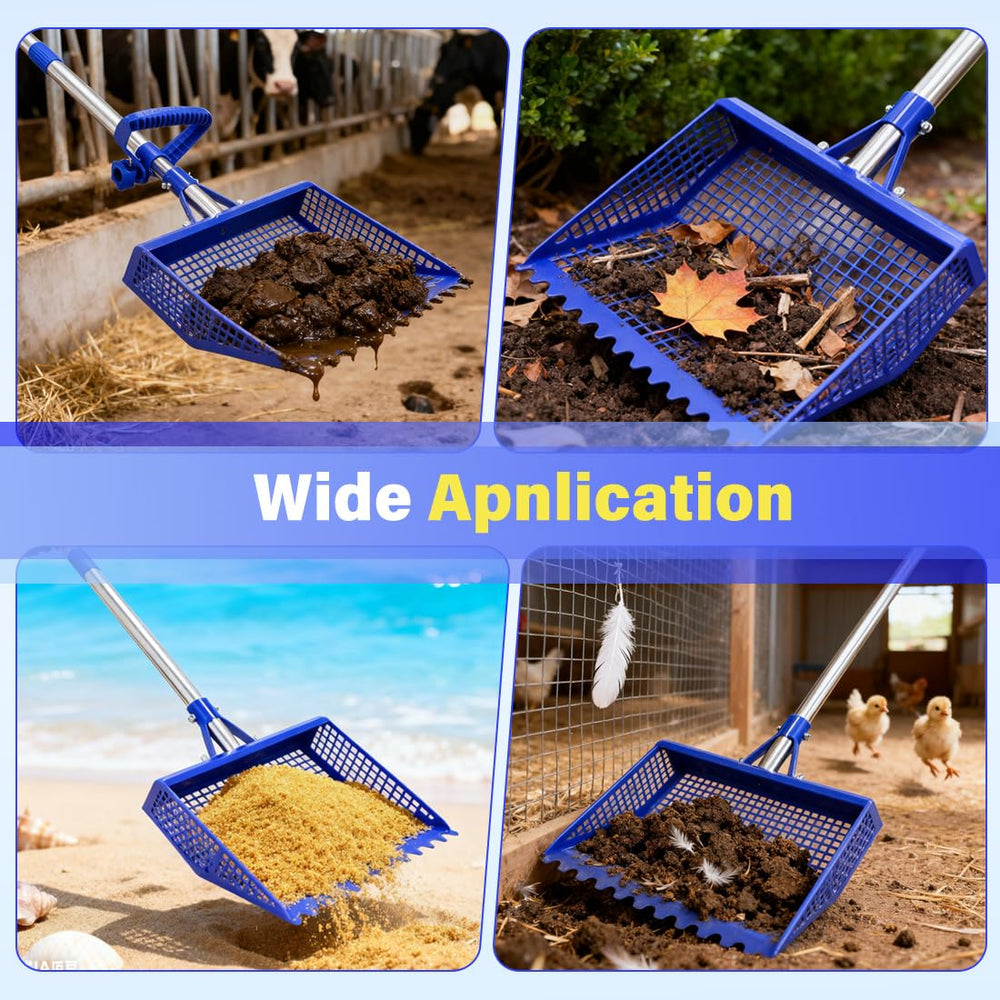 Dakasokaaa multi-scene sifter works for bedding and litter.