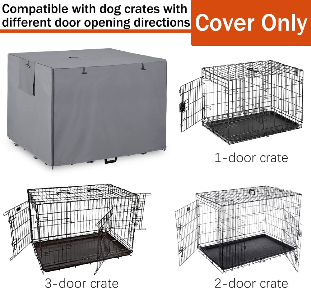 Dalema 36-inch dog crate cover bottom toggles secure fit.