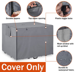 Dalema 36-inch dog crate cover top handle opening for easy relocation.