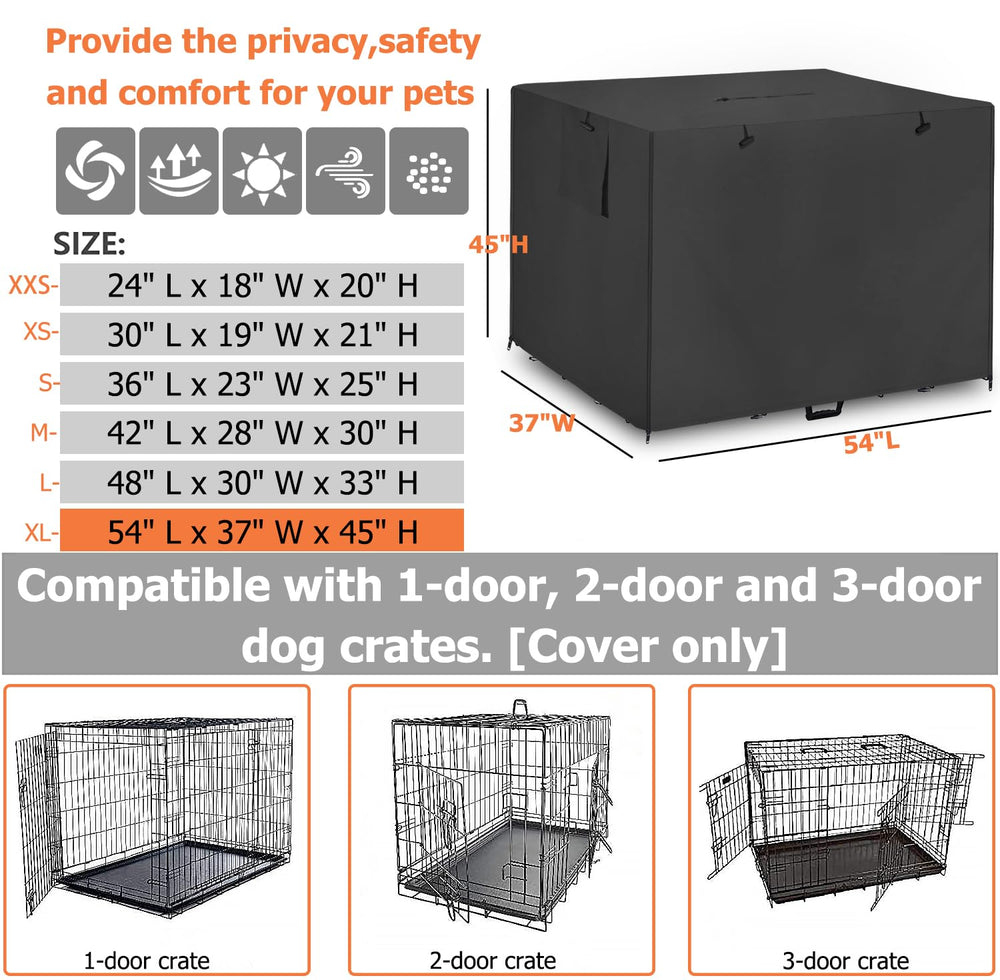 Dalema crate cover side vent view showing improved airflow for comfortable dogs.