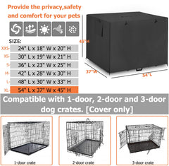 Dalema crate cover side vent view showing improved airflow for comfortable dogs.