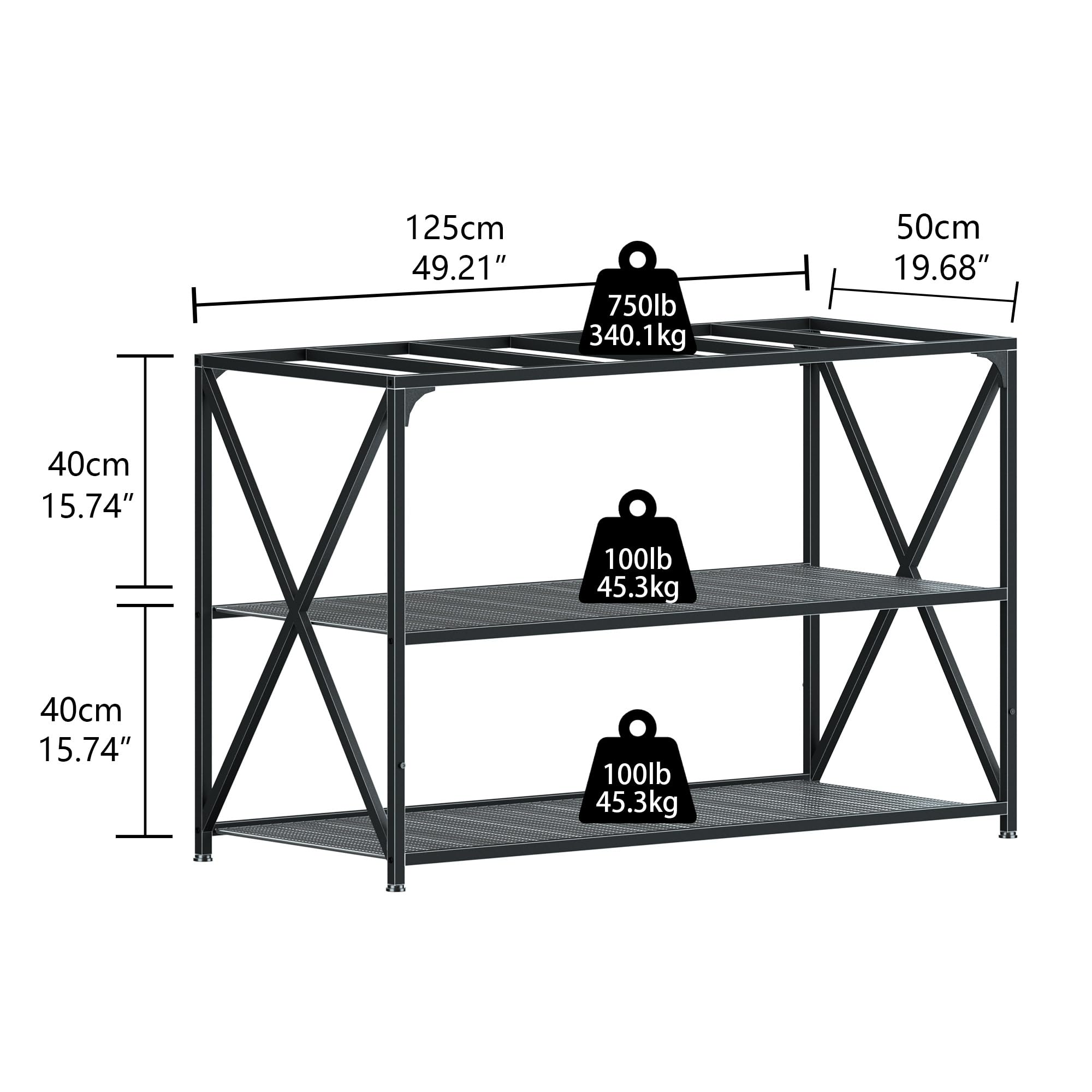 DALEMHOME built-in power-strip stand illustrates convenient outlets for easy equipment management.