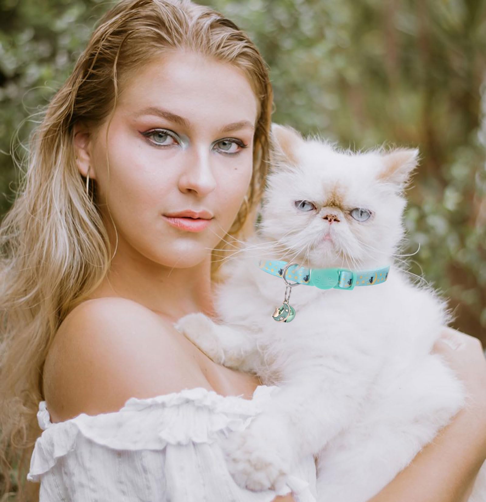 DALOO breakaway safety buckle cat collars offer quick release for kitten safety