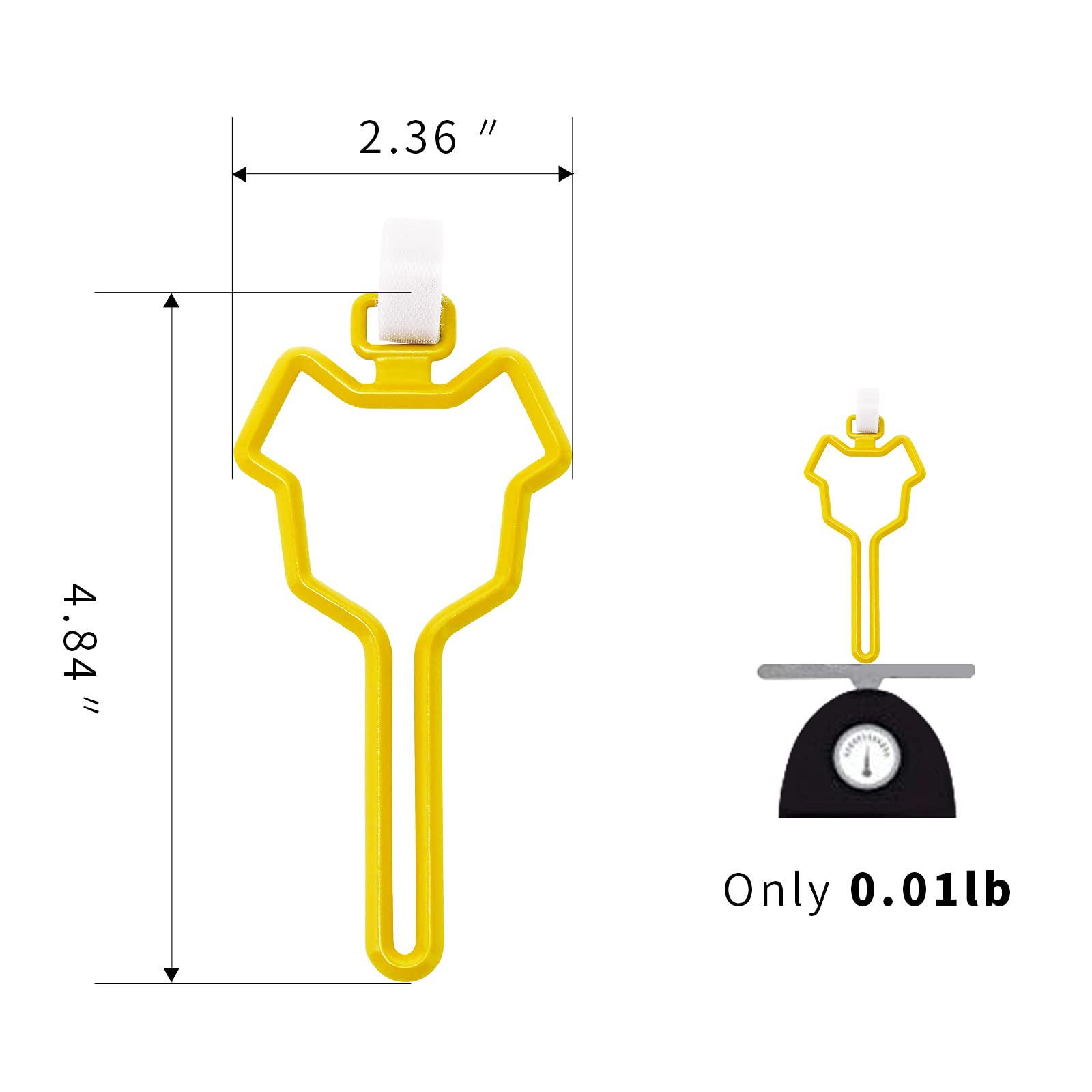 Dalzom poop bag holder on bicycle carrier for on-the-go cleanup.