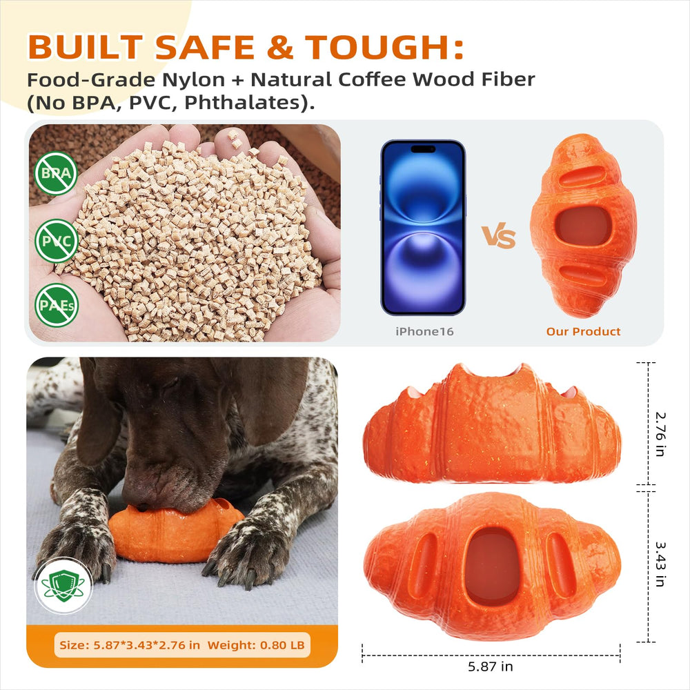 DAMDANLUNO versatile enrichment toy supports slow feeding and crate training.
