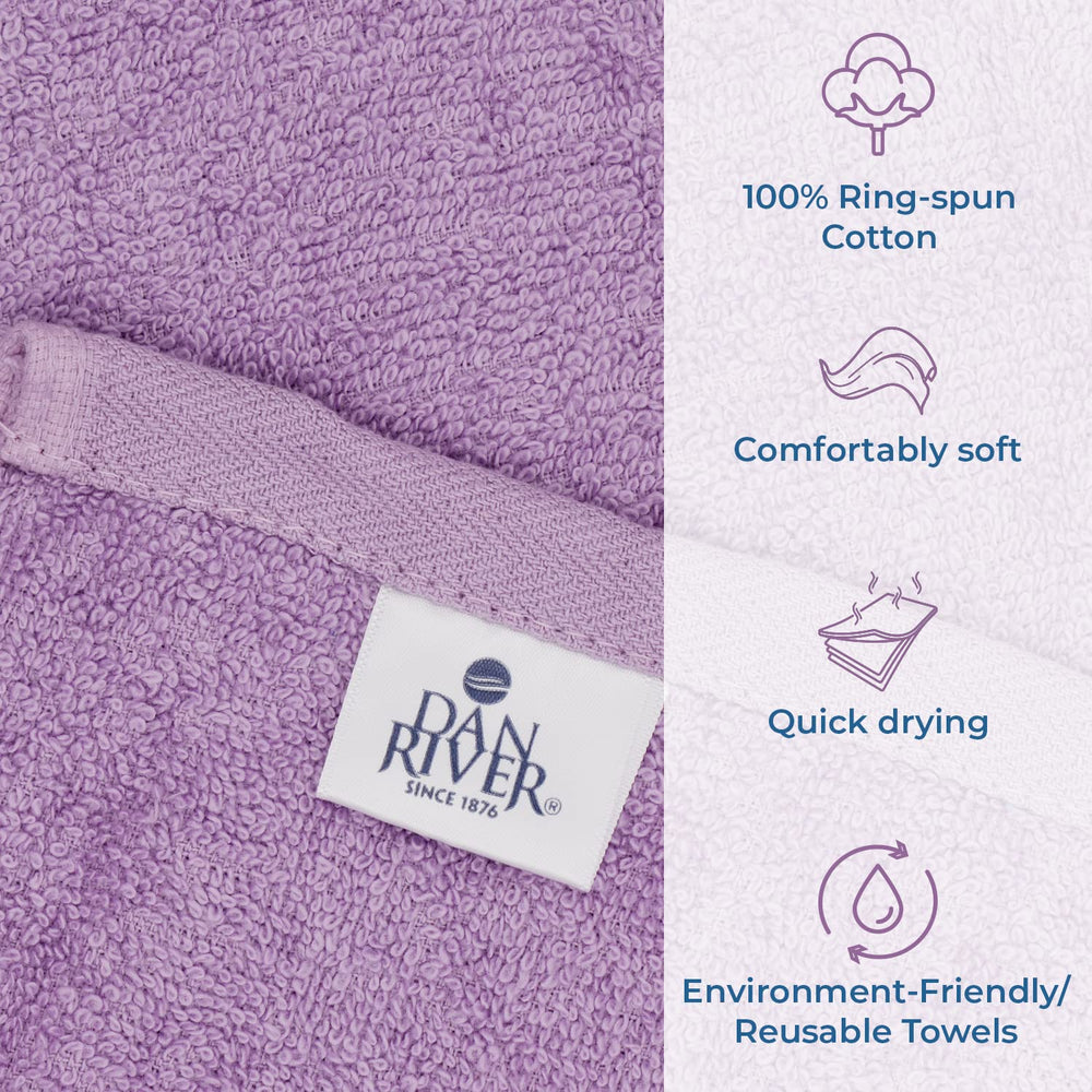 DAN RIVER 20x40 towel size suits medium to large dogs well.