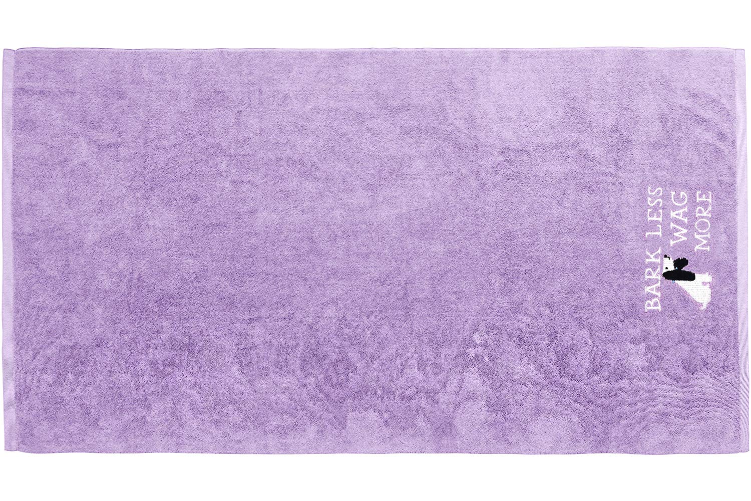 DAN RIVER big, quick-drying towel supports a streamlined grooming routine.