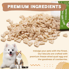 Dancing Tail chicken-kale cubes close-up showcase crunchy texture ideal for training rewards.