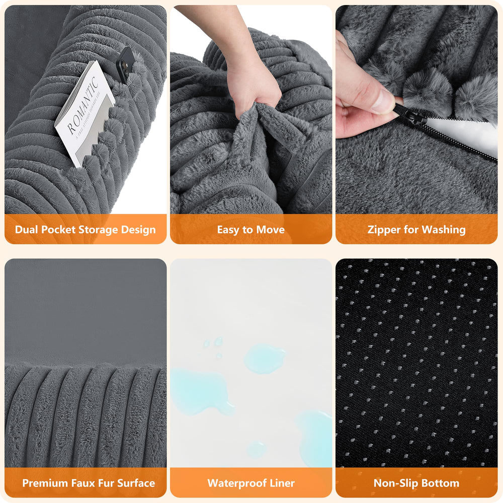 DANFOOZIO human-dog-bed washable-cover for easy cleaning