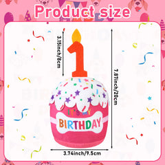 Dansydaisy cake toy 7.87 x 3.74 inches fits all dog sizes