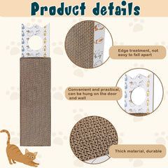 Dansydaisy four-pack scratcher highlights multiple surfaces for extended scratching sessions.