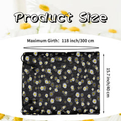 Daoeny adjustable cage skirt with elastic bands fits multiple cage types.