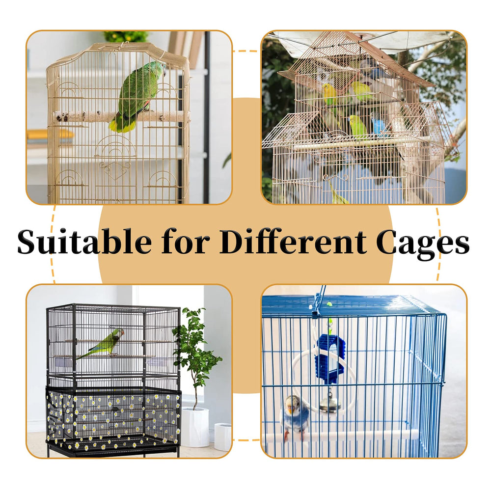 Daoeny compatible with round, square, and rectangular cages.