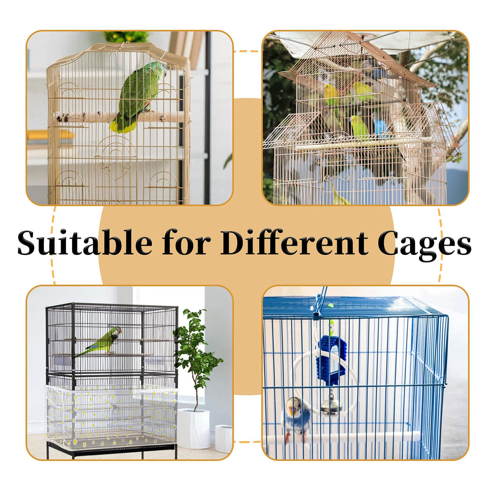 Daoeny works with round and square cages across parrots.