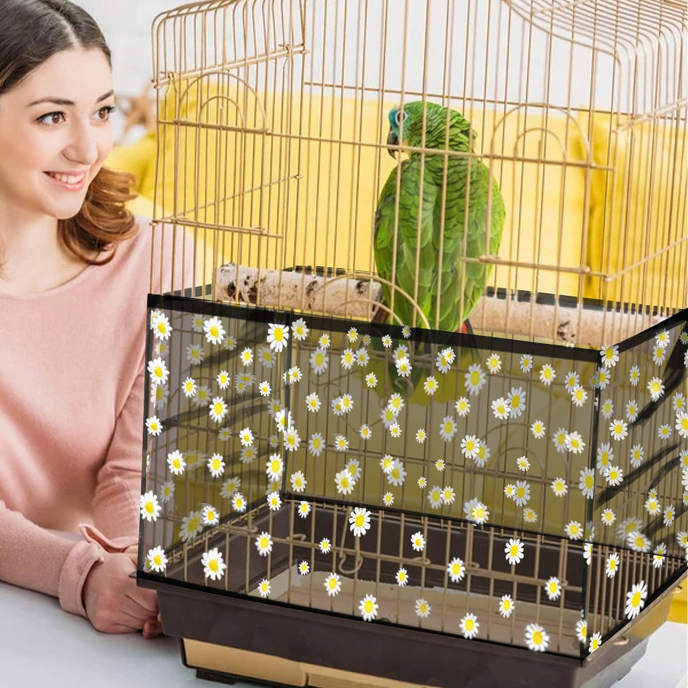 Daoeny floor-protecting seed guard reduces mess under your cage.