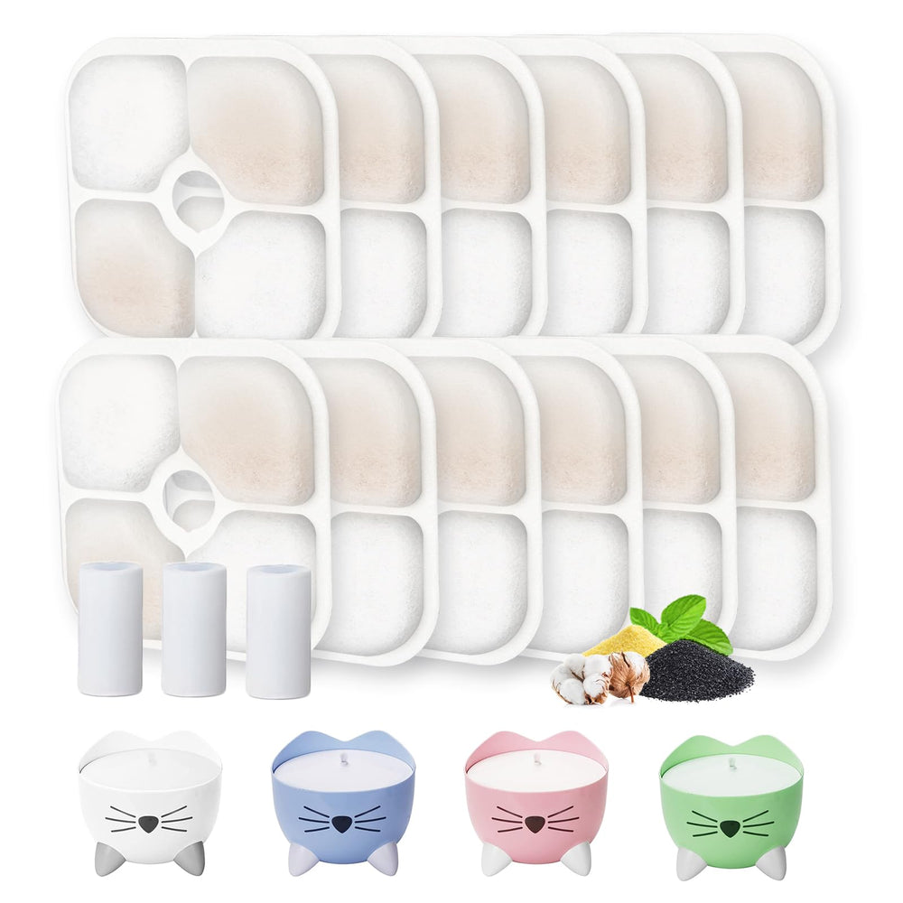 Daoxuan cat water fountain filter packaging for easy replacement