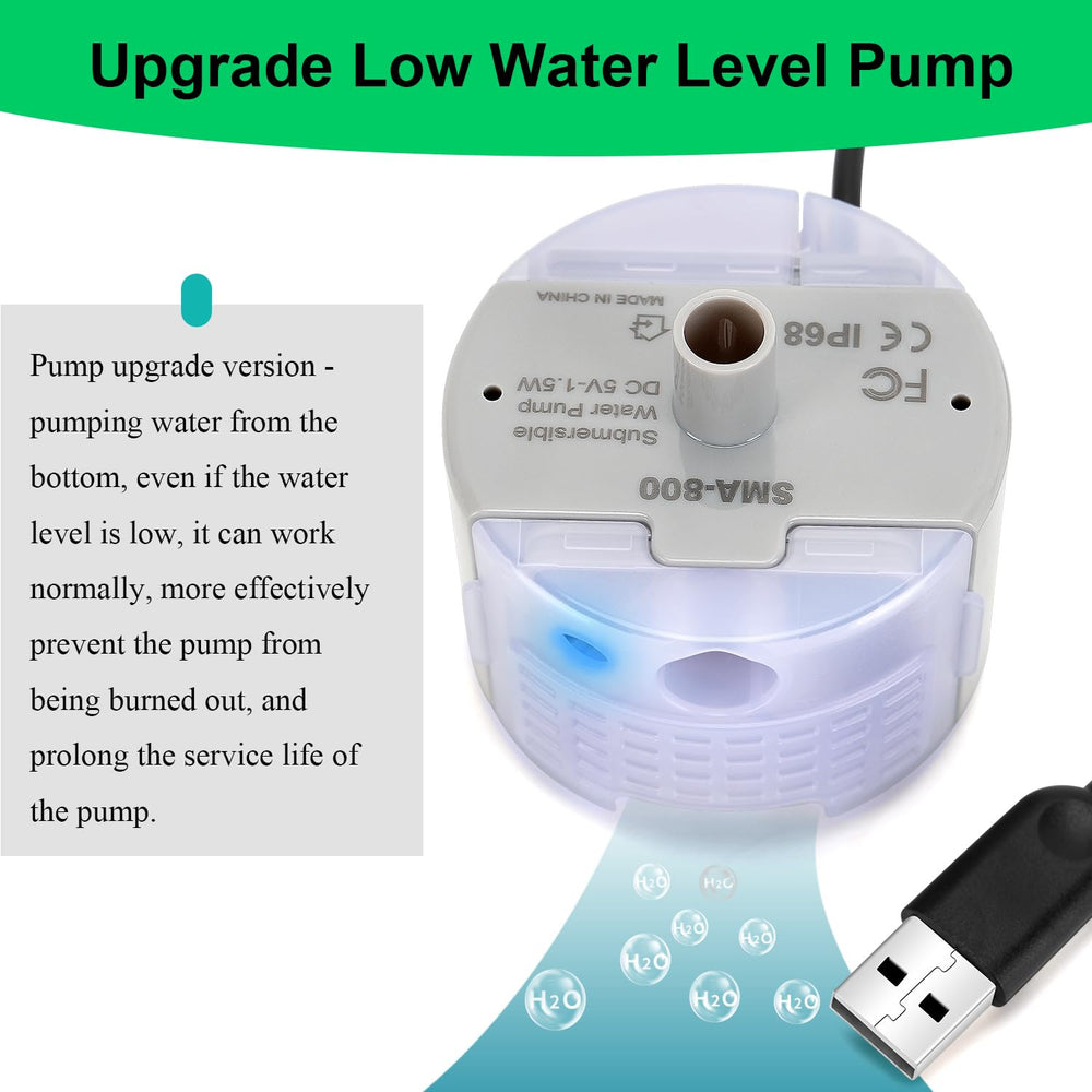Daoxuan SMA-800 assembly for quick maintenance of the fountain pump.