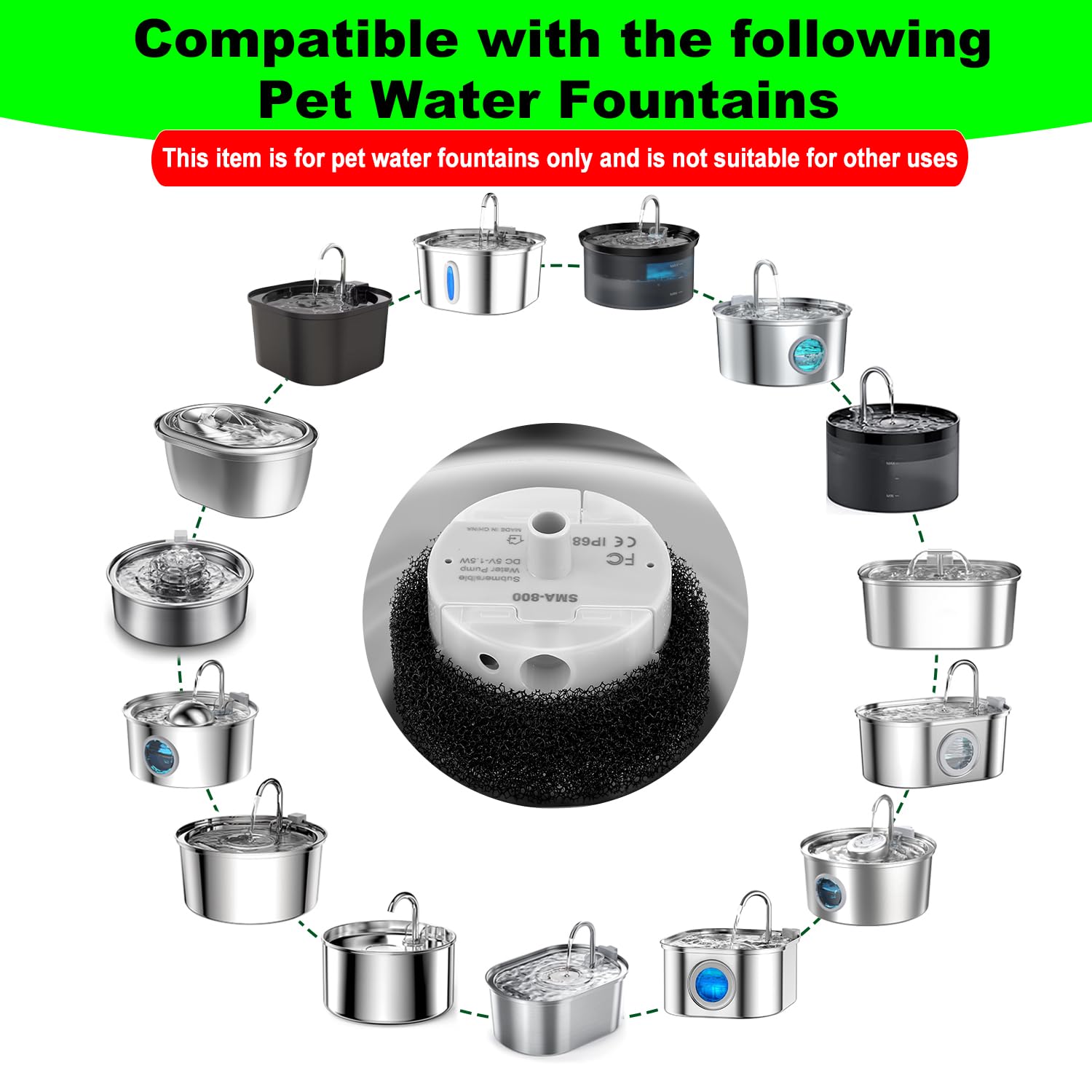 Daoxuan SMA-800 pump cover removal shown for easy cleaning access.