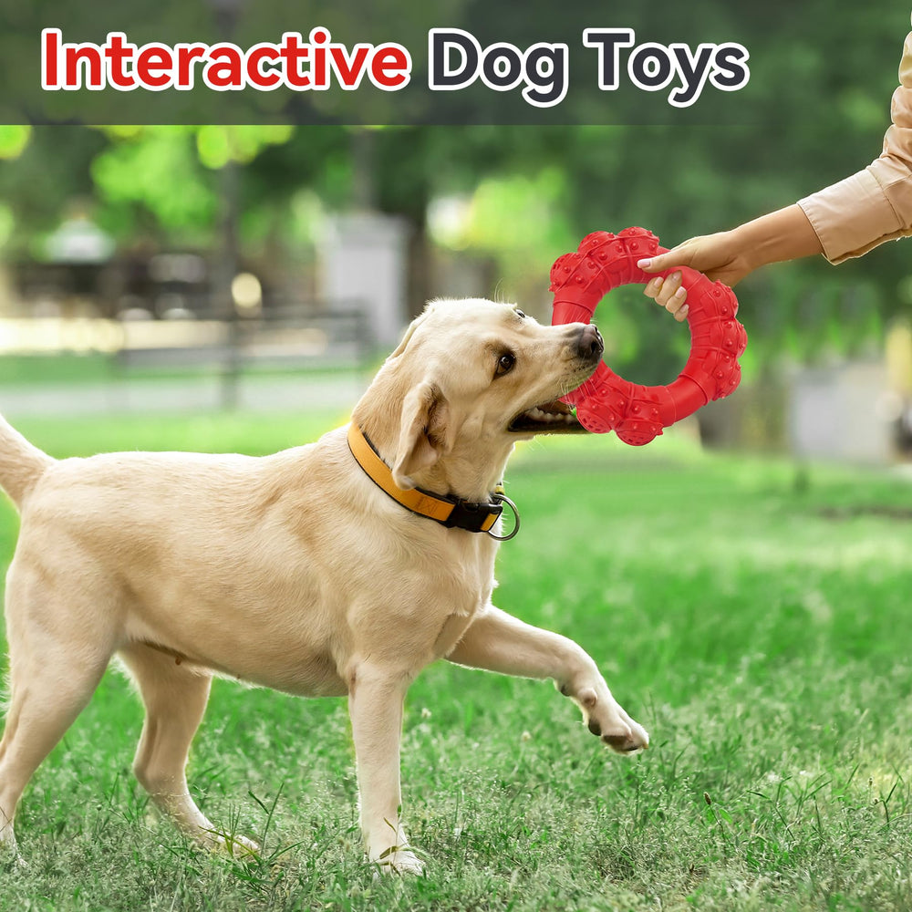 DAOZIJI beef-flavored dog toy with enticing aroma for longer chewing sessions.