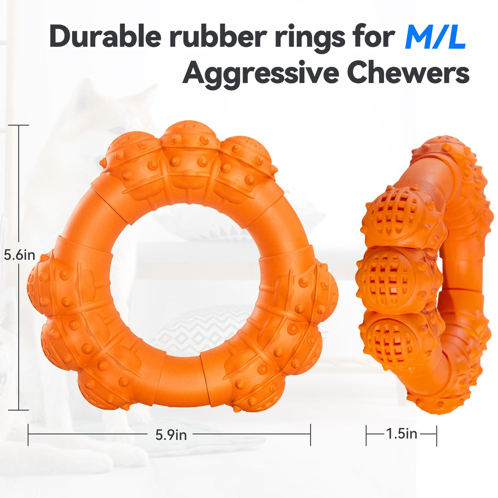 DAOZIJI dental ring toy with holes for clean teeth during play