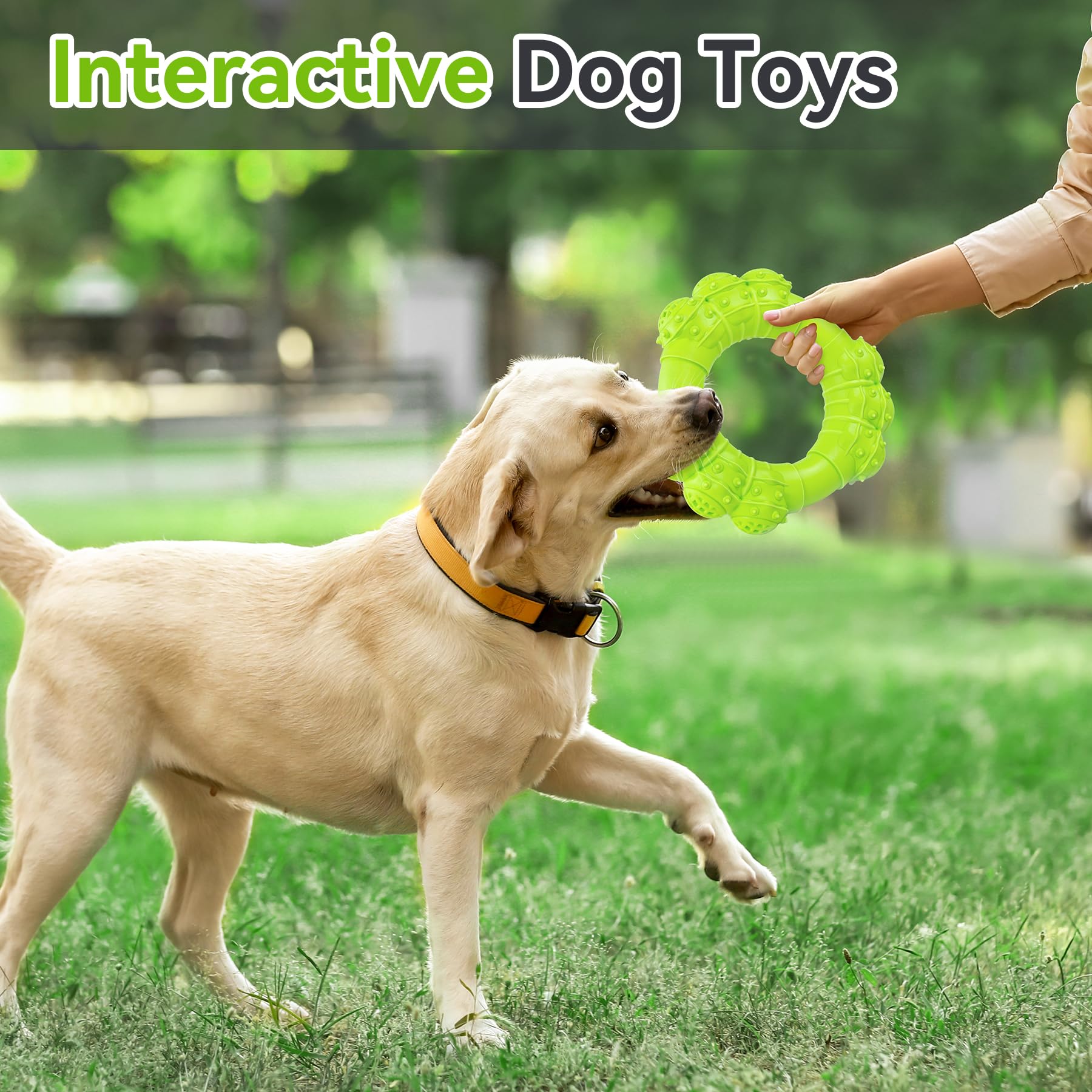 DAOZIJI heavy-duty dog toy features durable construction for long-lasting play sessions