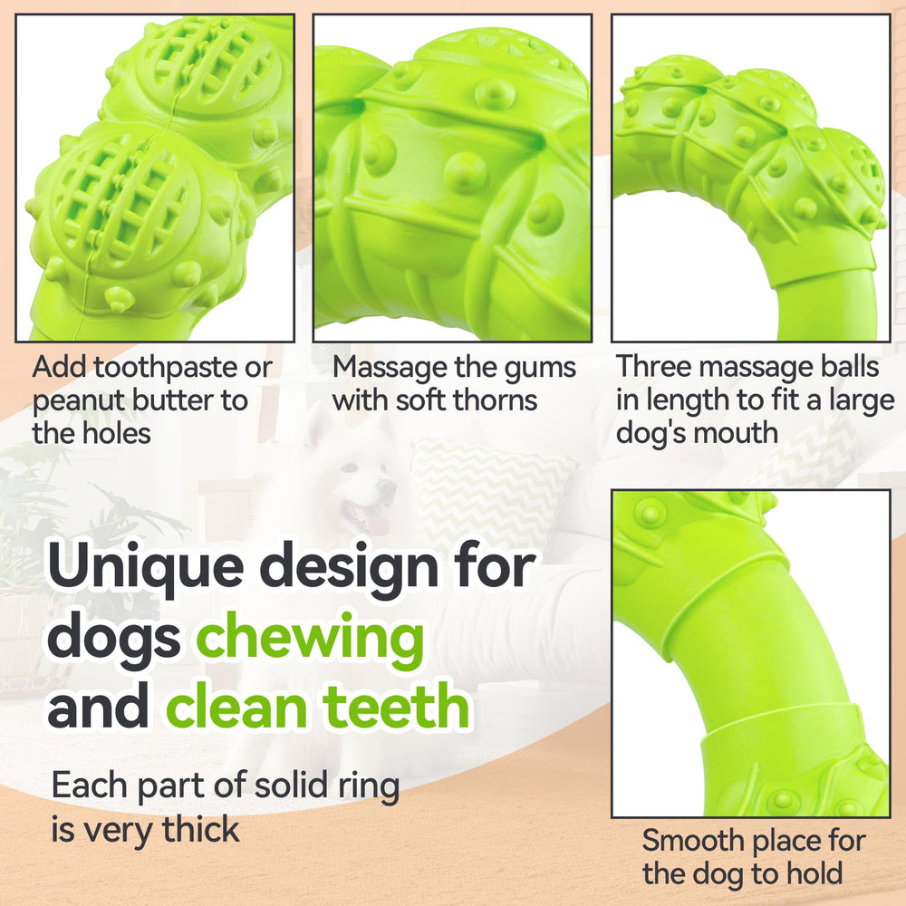 DAOZIJI interactive ring toy aids large dogs in training and boredom relief
