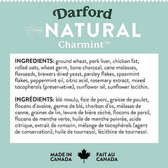 Darford Naturals CharMint breath-freshening aroma close-up suggesting after-meal freshness.