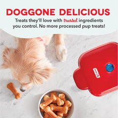 DASH Mini Dog Treat Maker nonstick surface enables easy release