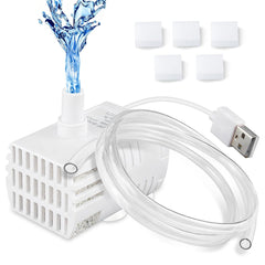DateClean mini submersible water pump compact design fits tight spaces in aquariums.