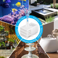 DateClean mini submersible water pump durable indoor-outdoor pump for versatile setups.