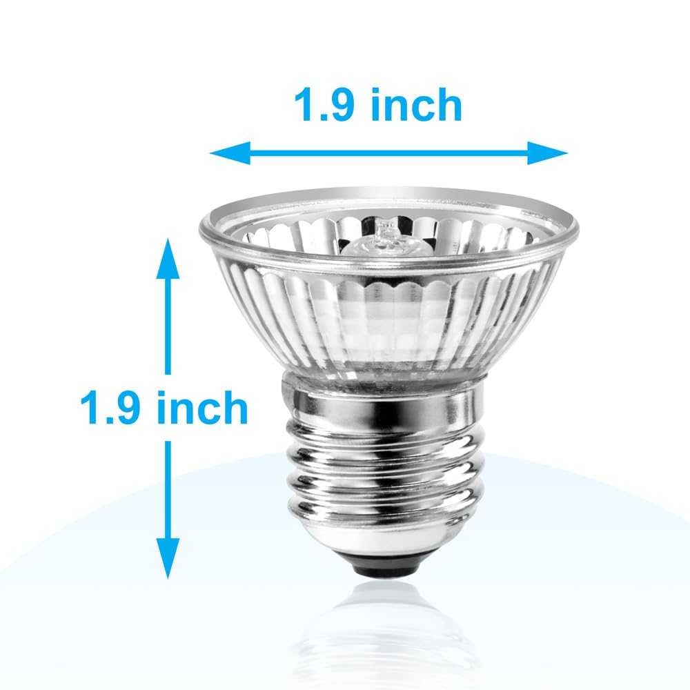 DaToo 50W UVA UVB bulb warm glow highlighting heat and sun like illumination