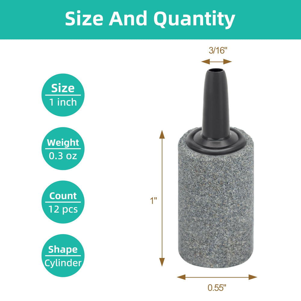 DaToo air stones suit small tanks, ponds, and hydroponics