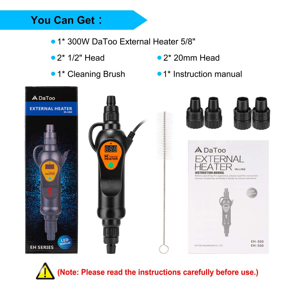 DaToo 300W in-use setup shows simple canister integration.
