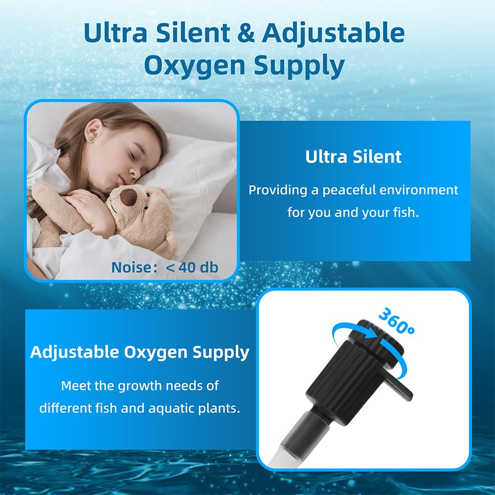 DaToo adjustable oxygen supply with air knob boosts oxygen levels.