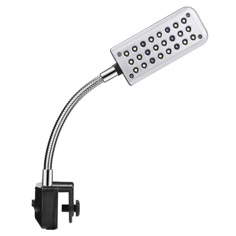 DaToo aquarium light small clip-on on tank edge for quick setup and tidy appearance