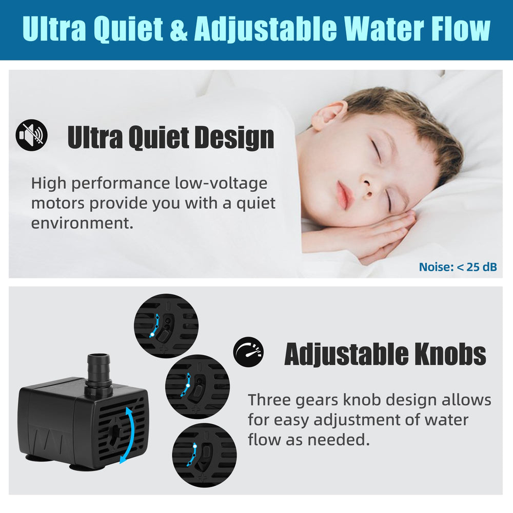 DaToo pump flow adjustment knob demonstrates precise control