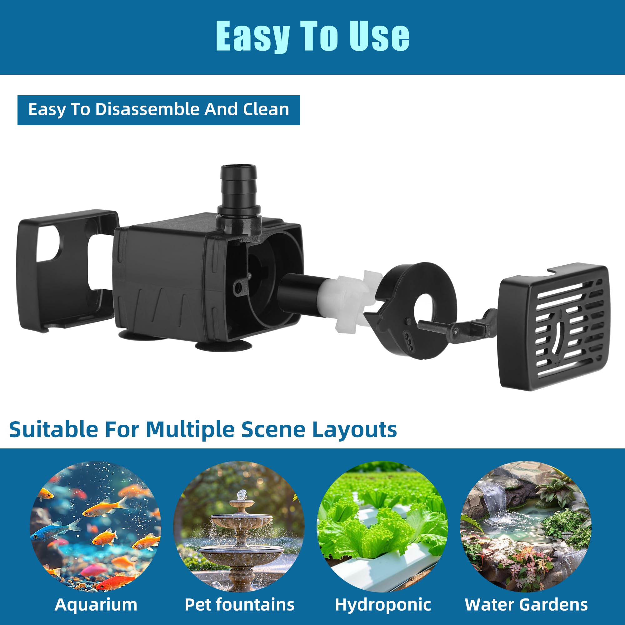 DaToo pump with 1 meter tubing included for easy setup