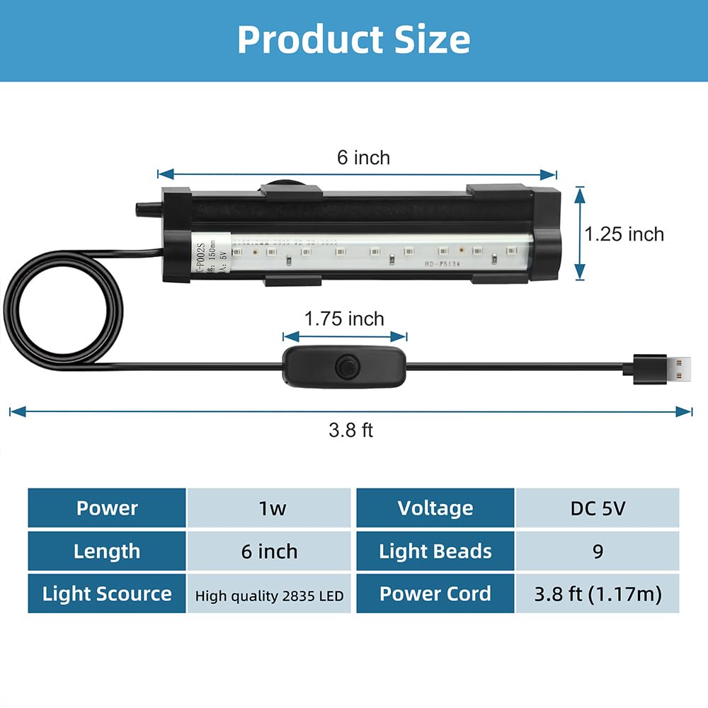 DaToo easy install one-touch operation in aquarium corner