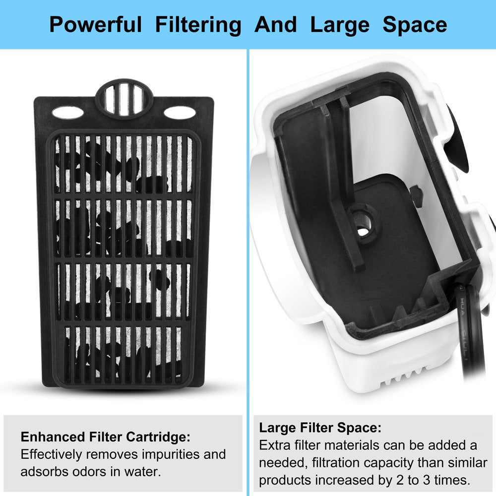 DaToo activated carbon cartridge highlights improved impurity and odor filtration.