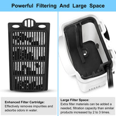 DaToo activated carbon cartridge highlights improved impurity and odor filtration.