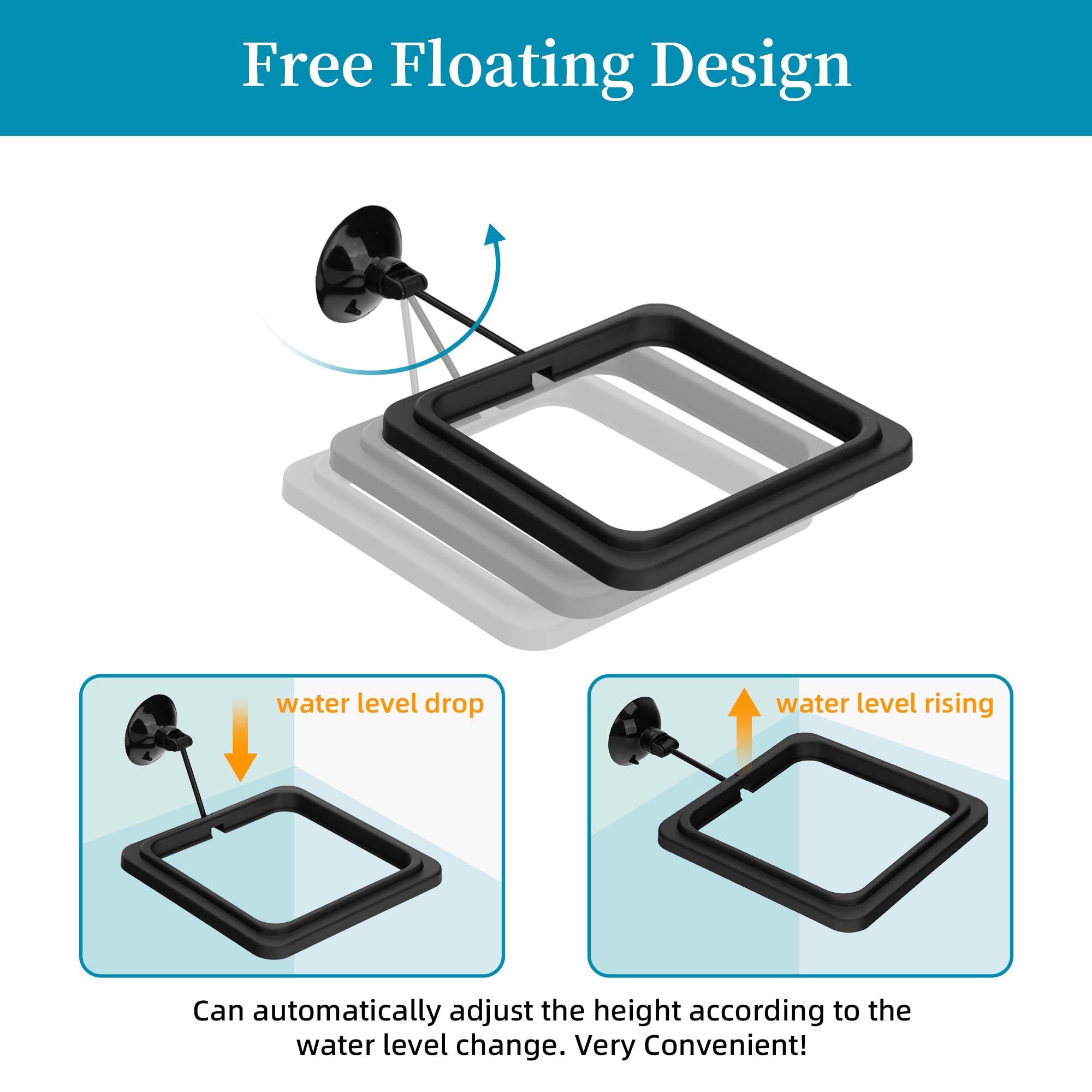 DaToo ring's high-strength PP construction resists impacts and stays safe for fish.