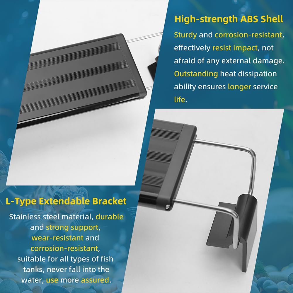 DaToo ABS shell offers sturdy heat dissipation for long-lasting LED performance.